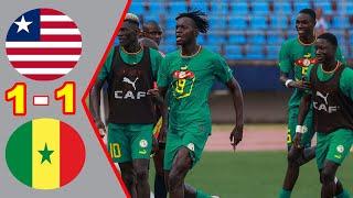 Libéria  Sénégal 1 - 1 Résumé de la rencontre - Éliminatoires CHAN 2025