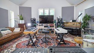 EPIC HOME STUDIO Setup in BACKYARD 2021 | Marc Scibilia (studio tour)