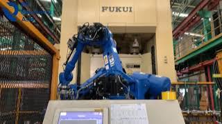 Automated Press System: Robotic Destacking and Part Transfer (FUKUI)