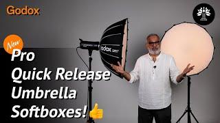 New Pro Quick Release Umbrella Soft boxes from Godox I Detailed Demonstration! 