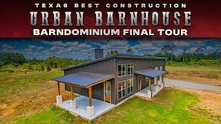 Urban Barn House Finished Barndominium Tour | Texas Best Construction