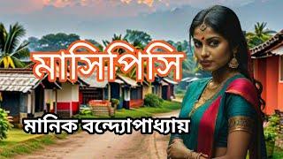 মাসিপিসি || mashi pishi ||  মানিক বন্দ্যোপাধ্যায় || একাদশ -দ্বাদশ শ্রেণি।