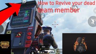 How To REVIVE DEAD TEAMMATES IN PUBG MOBILE (HOW TO RECALL DEAD TEAMMATES IN PUBG MOBILE)