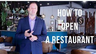 How to open a restaurant in Canada