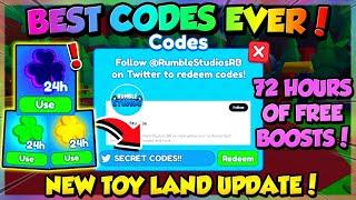 *NEW* TOYLAND CODES ARE SUPER OVER POWERED!! (Mining Simulator 2 Roblox)