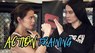 ACTION TRAINING WITH ANGEL AQUINO