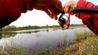 Catching a spring predator on MICROJIG in May 2023.