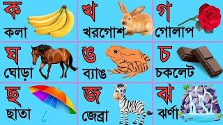 Bangla Bornomala learning | বাংলা বর্ণমালা ক খ গ ঘ ঙ | Banjonborno | ব্যঞ্জনবর্ণ | Bengali Alphabet