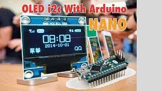 OLED I2C Display With Arduino Nano tutorial