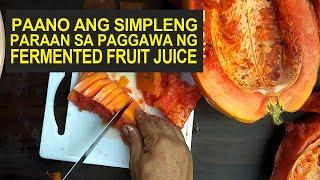 Paano Ang Simpleng Sa Paraan Sa Paggawa Ng Fermented Fruit Juice [FFJ]