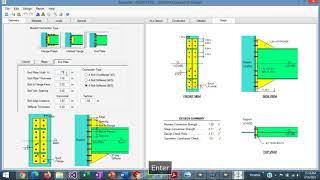 End Plate Moment Connection Example Using ASDIP STEEL