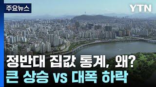 '큰폭 상승' vs '역대급 하락'... 정반대 집값 통계, 이유는? / YTN