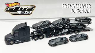 Big On Detail and Value: Reviewing the Hot Wheels Elite 64 Freightliner Cascadia Car Transporter