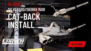 2010-2018 Silverado/Sierra1500 Cat-Back Exhaust Install/Overview Video by Carven Exhaust #exhaust