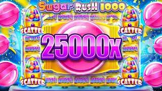 КАЖДЫЙ БОНУС ВЫДАЕТ ЗАНОС ВЕКА \ ПОДНЯЛ 25 000 000 Р  В Sugar Rush 1000 \ занос \ заносы недели