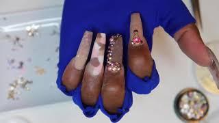 DIY:Trying Makartt's New Nude Polygel Nail Kit- From Amazon Prime- Fall Nails #101