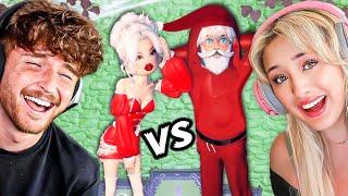 Christmas Costume BATTLE vs CAYLUS in Dress to Impress!