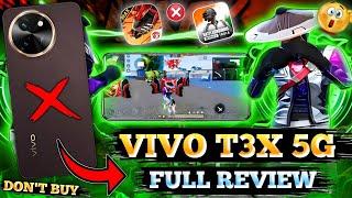 Vivo T3X 5G Free Fire Test || Vivo T3X 5G Free Fire Gameplay || Gaming Test 