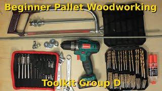 Beginner Pallet Woodworking - Toolkit Group D