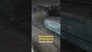 OHE Inspection Car At Kurla Shed #indiantrainsimulator  #indiantrain #indianrailways