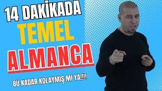 14 Dakikada Temel Almanca| A1 Almanca öğreniyorum|