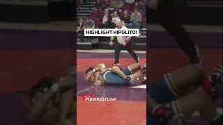 Virginia Tech 157-pounder Rafael Hipolito is already racking up highlights on NCAA day 1!