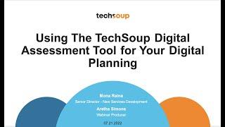 Using the TechSoup Digital Assessment Tool for your Digital Planning