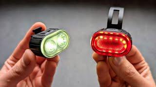 Front & Rear Bicycle Light Set -USB Rechargeable Waterproof High Brightness Headlight MTB Taillight