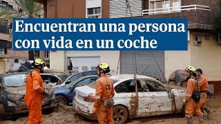 Encuentran una persona con vida en un coche 3 días después de la DANA