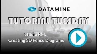 Studio RM: Creating 3D Fence Diagrams