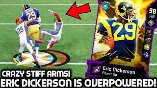 ERIC DICKERSON IS WAY TOO OVERPOWERED! TRUCKING EVERYONE! Madden 20 Ultimate Team