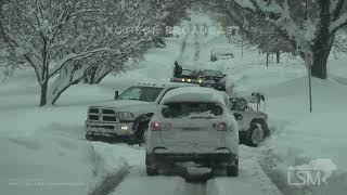 11-30-2024 Erie, PA - Erie Buried In Snow! Stuck Vehicles, Plows Working, People Walking