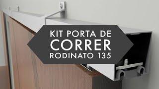 Instalação Kit porta de correr Rodinato 135