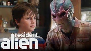 Does Harry Actually Care About Max?! | Resident Alien (S2 E1) | SYFY