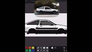 Pixel Car Racer AE86 Trueno