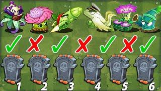 Every Plant China Vs 99 Gravestones - Who Will Win? - PvZ 2 Chinese Version Challenge