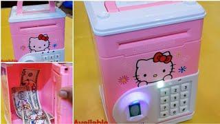 Mini ATM  For Kids || kids Money $ Saving with Password & Fingerprint || Toy TV