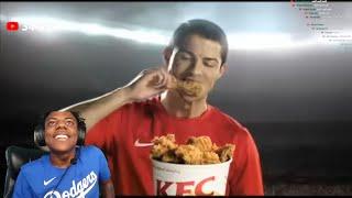 iShowSpeed Reacts To Ronaldos KFC Ad