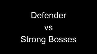 Defender vs Strong Bosses  Minecraft  Mob Battle