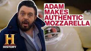 Modern Marvels: Adam Richman Makes Authentic Mozzarella (Season 18) | History