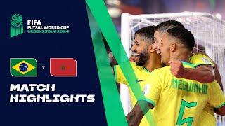 HIGHLIGHTS: Brazil v Morocco | FIFA Futsal World Cup Uzbekistan 2024