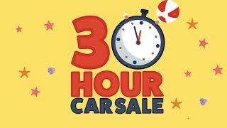 Zupps 30 Hour Car Sale