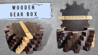 The ULTIMATE Wooden Gear Box  |  Make ANY Shape a Custom Box