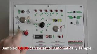 Samplex CS90 Video from TekPro Ltd - Including Auto Sampling Features