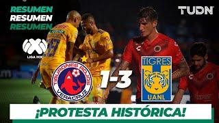 Resumen y goles | Veracruz 1 - 3 Tigres | Liga Mx - AP 19 - J 14 | TUDN