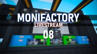 Monifactory - Building Platline! (no hate on my spaghetti wiring) 08 Modded Minecraft