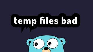 Always do this when uploading files in Golang