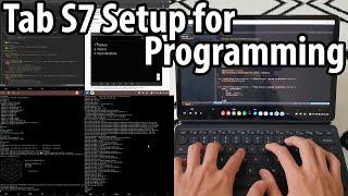 My Tab S7 Initial Software Programming Setup - Terminal, Git, Neovim, Golang, Redis, PostgreSQL