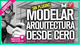 Modelar en SketchUp  Arquitectura desde cero  Sin plugins 