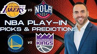 NBA Play-In Predictions and Picks | Lakers vs Pelicans | Warriors vs Kings NBA Best Bets for 4/16/24